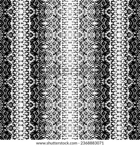 Simple Doodle Pattern. Black Color Native Boho Batik. Gray Colour Ikat Scribble Pattern. Ethnic Design Ikat Pattern. Doodle Dyed Batik. Tribal Ink Doodle Brush. Abstract Ink Doodle Design.