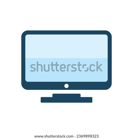 Monitor Icon Vector Design Illustration