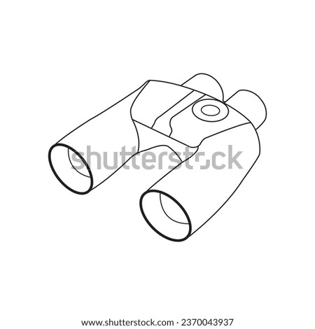 Binoculars icon vector illustration symbol design