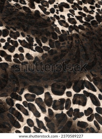 A leopard's skin is a striking and intricate pattern of colors and shapes designed to provide camouflage in its natural habitat. Here's a description of a leopard's skin