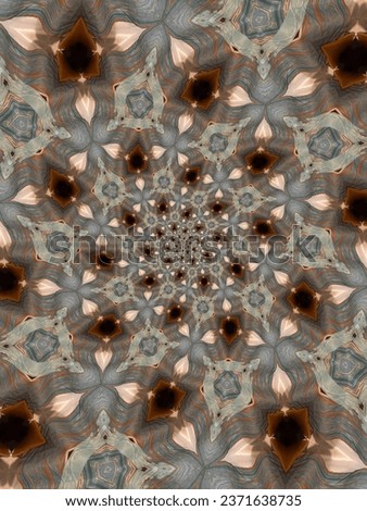 Abstract digital kaleidoscope background illustration. For use in design for websites, banners, headers, stationery, calendars, brochures, etc