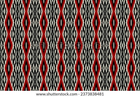 Abstract seamless  color full geometric circle paisley fabric effect  pattern cream background design