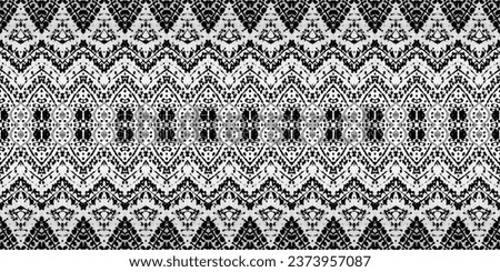 Black Color Scribble Pattern. Tribal Ikat Doodle Brush. Doodle Design Ink Pattern. Seamless Ikat Watercolor Carpet. Abstract Boho Print. Simple Native Line Batik. Gray Colour Ink Scribble Pattern.