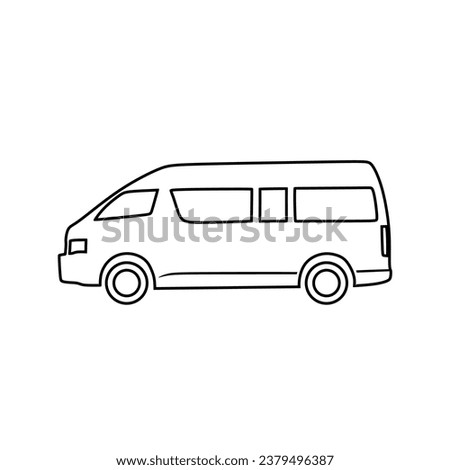 car icon, stock vector illustration flat design style. Car Vehicles Silhouette