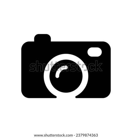 Vector Icons Illustration of a camera and photography icon