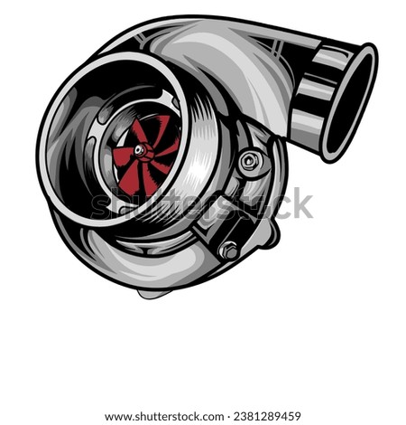 raw vector turbo charger automotive 