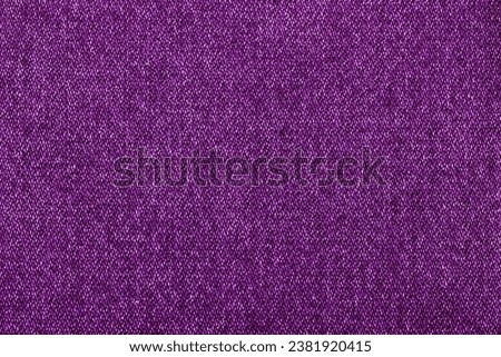 purple color jeans texture, factory fabric on white background close up