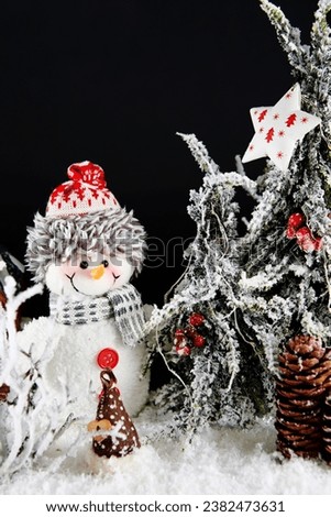 snowman and christmas tree, christmas decoration, MyRealHoliday, My Real Holiday