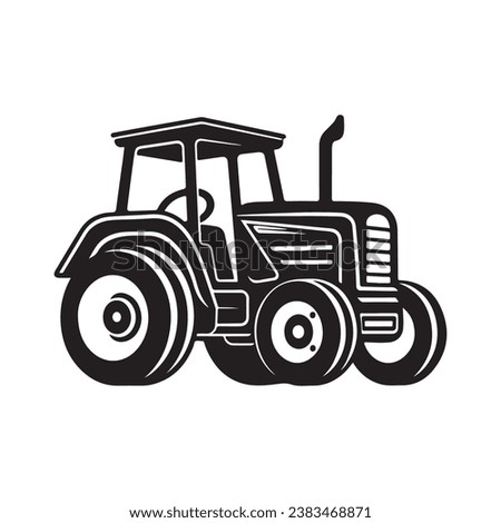 Tractor Logo Vector, Icons, Art and illustration