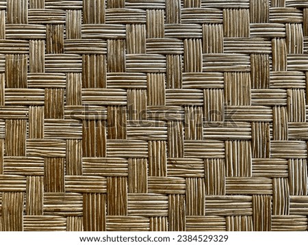 Lao pattern rattan that is beautifully woven together. Most are made into bags.