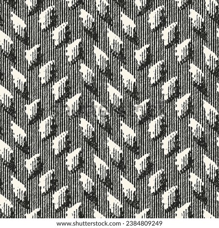 Monochrome Brushed Mottled Textured Pattern
