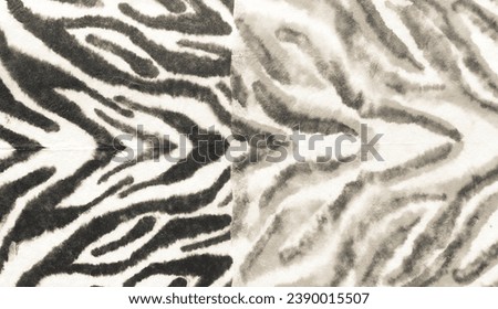 Silver Line Ethnic Background Art. Abstract Tribal Texture. Tibetan Pattern. Fabric Prints Gray Zebra, Ethnic Art Watercolor. Ornament Tribal Texture. Light Cheetah