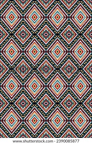 seamless ikat pattern Abstract textures for prints, textiles, carpets.
