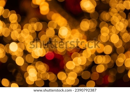 an orange light. Christmas background