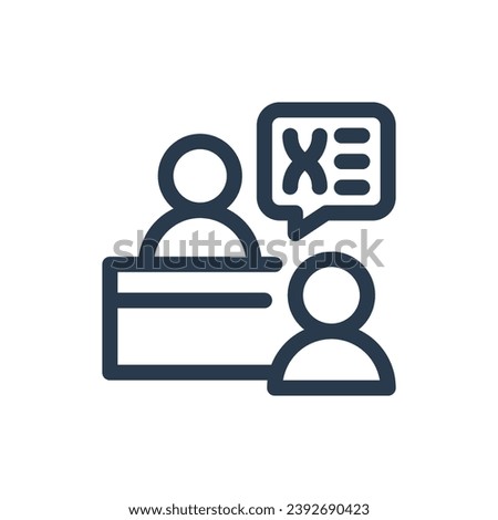 Expert Genetic Counselor Services Vector Icon Illustration
