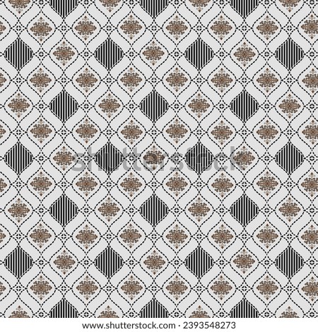 Seamless floral Motif pattern on digital background geometrical pattern abstract pattern floral pattern 