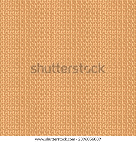 Close-up of an orange jersey. Abstract knit fabric. Texture and pattern for clothing, upholstery, bedspreads, covers, tablecloths, curtains and others. Vector artwork.