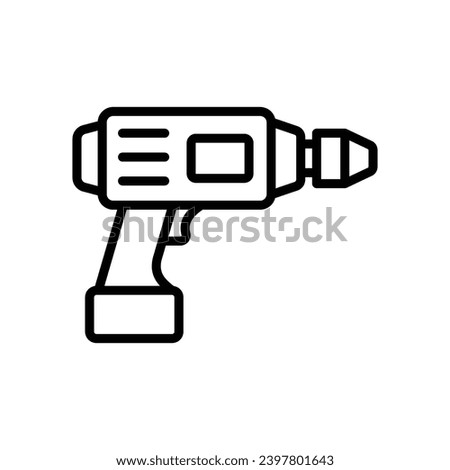 drill icon vector design template simple and clean