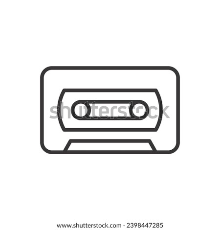 Cassette Icon Sign Symbol Vector