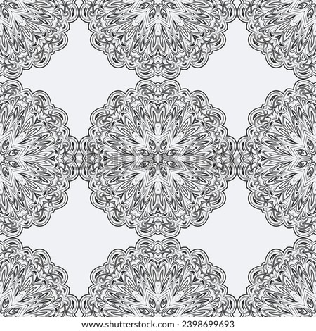 Seamless Modern Mosaic Geometric Background Pattern . Vector illustration.