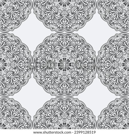 abstract floral seamless pattern. vector background.