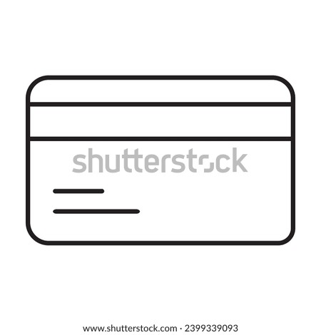 ATM card vector design in modern style, card for online payments and cash withdrawals. vector. eps 10.