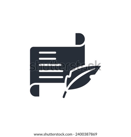 storytelling icon. vector.Editable stroke.linear style sign for use web design,logo.Symbol illustration.