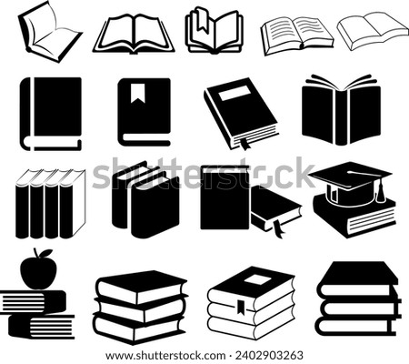 Book Isolated on White Background