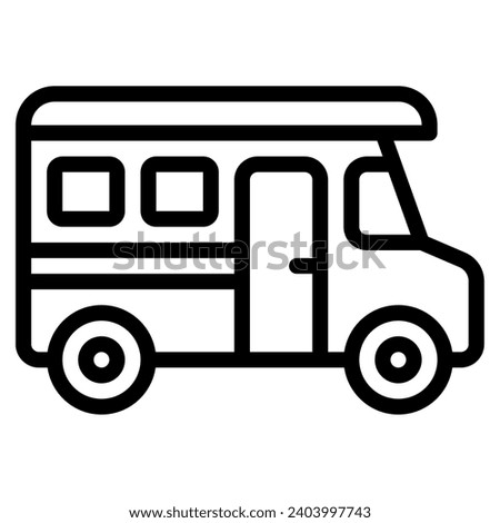 education school bus vector object illustration
