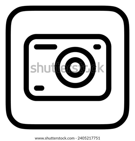 Editable pocket camera vector icon. Part of a big icon set family. Perfect for web and app interfaces, presentations, infographics, etc