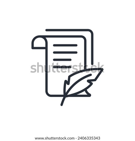 Quest icon. vector.Editable stroke.linear style sign for use web design,logo.Symbol illustration.