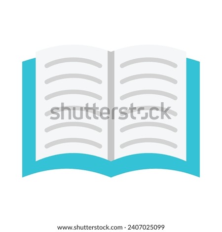Book Vector Flat Icon For Personal And Commercial Use.
