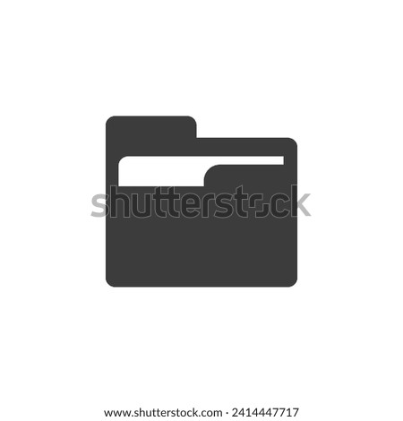 File Document Icon Black and White Vector Graphic