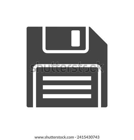 save icon design of glyph style vector template