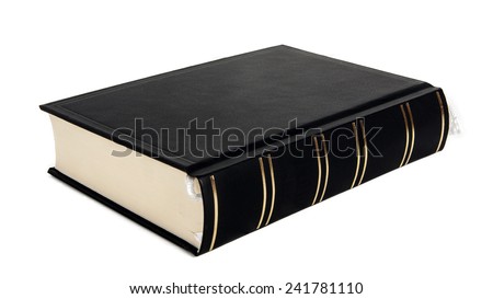 Black Book Isolated
