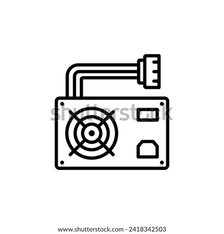 Power Supply icon vector design templates simple and modern