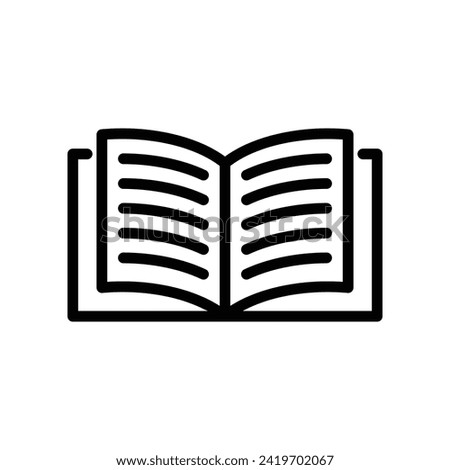 Book Icon Vector Illustrator Design