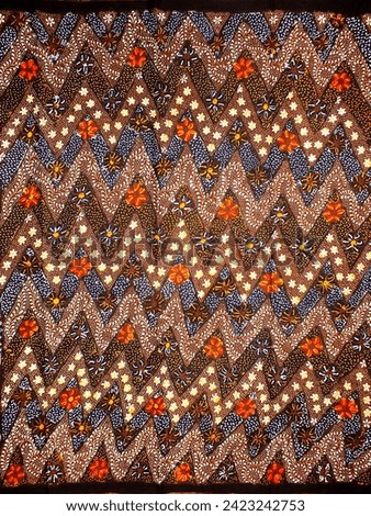 Indonesian Batik Design, fabric material