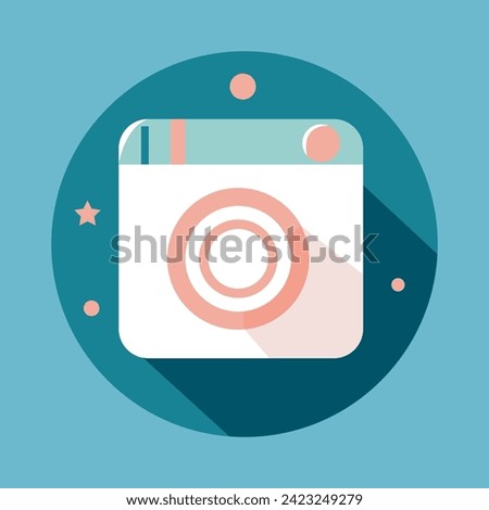 Vector icon highlight instagram soft blue story,Cute and trendy highlights for different social media, bloggers and companies