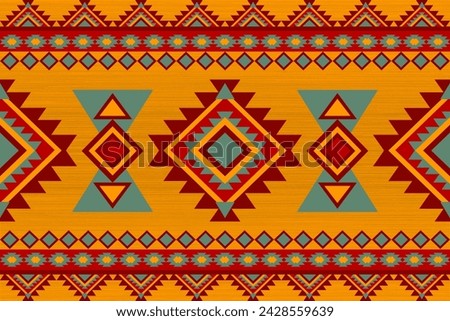 American indian motifs. native american pattern, Vector seamless decorative ethnic pattern. Ethnic geometric pattern native american mexican navajo tribal motif.
