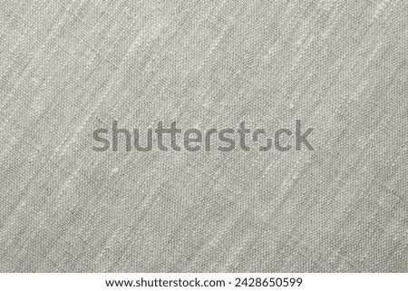Texture of light grey fabric as background, top view