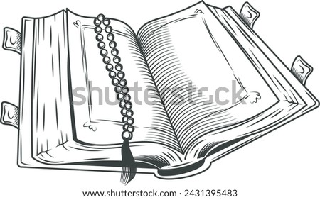 Holly Quran Islamic Book in Vector