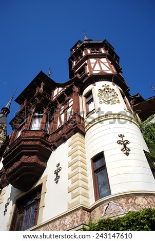amazing architecture of the peles palace