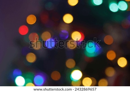 Beautiful colorful bokeh lights as a background.