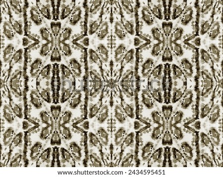 Water Color Vintage Pattern. Grey Colour Vintage Texture. Seamless Grunge Ikat Brush. Abstract Wavy Print. Tribal Bohemian Brush. Beige Color Geometric Batik. Seamless Watercolor Grunge Pattern.