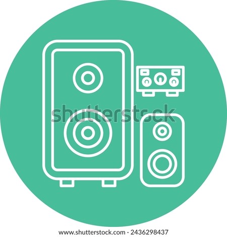 Amplifier Icon Design For Personal And Commercial Use