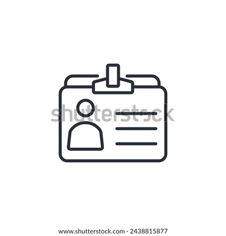 press badge icon. vector.Editable stroke.linear style sign for use web design,logo.Symbol illustration.