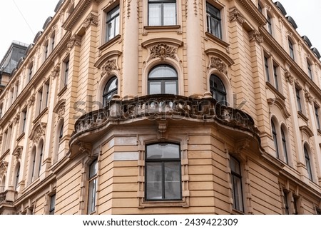Classic architectural and ornamental detail in Munich, the capital of the Bavarian State of Germany.