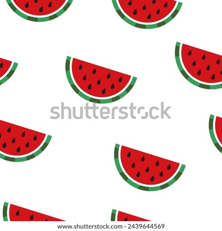 A delightful watermelon pattern bursting with vibrant colors and refreshing charm