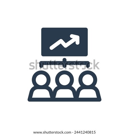 Strategic Planning Session in The Boardroom Vector Icon Illustration